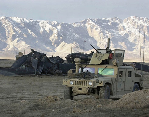 The last resting place of CH-47E Chinook helicopter 92-00472.