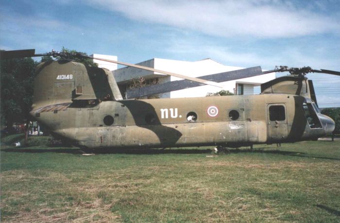 CH-47A 64-13148 at the Army Museum at Lop Buri Army Aviation Center, Thailand.