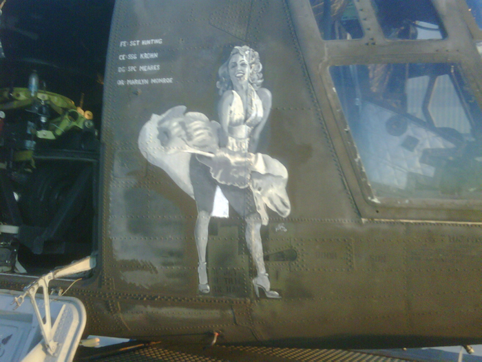 The Nose Art of Marilyn Monroe.